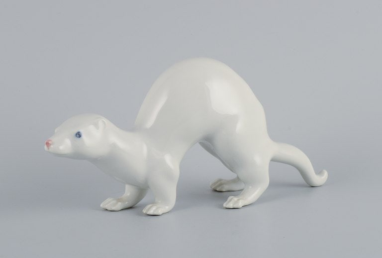 Jeanne Grut for Royal Copenhagen. Figure of mink. (1 of 6)