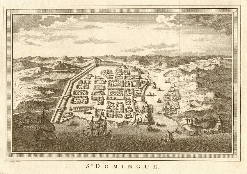 St. Domingue'. City view of Santo Domingo, Dominican Republic. SCHLEY 1762 (1 of 1)