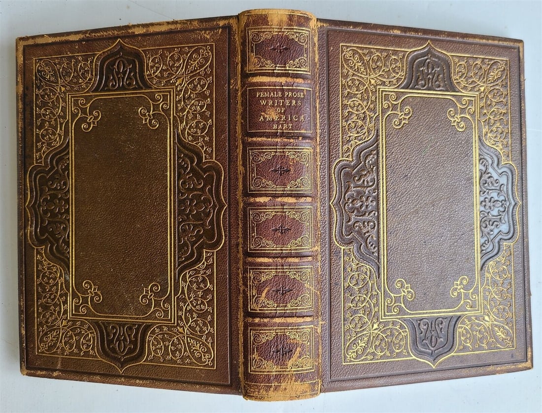 1866 FEMALE PROSE WRITERS of AMERICA by JOHN HART antique AMERICANA illustrated (1 of 9)