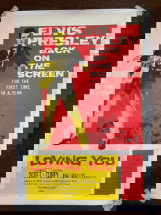 Loving You - Elvis Presley - Rare Reissue (1957) US One Sheet Movie Poster - LB: Loving You - Elvis Presley - Rare Reissue (1957) US One Sheet Movie Poster - LB. Reserve: $553.00 Shipping: Domestic: Flat-rate of $42.00 to anywhere within the contiguous U.S. International: Foreign