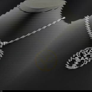 925 Silver Chain with Tree Of Life Pendant: Title: 925 Silver Chain with Tree Of Life Pendant Additional Information: 925 Silver Chain with Tree Of Life Pendant -Total Weight:22.5g Chain Size: 23.62 in(60cm). Pendant Size:1.18x1.57 in (30x40mm)
