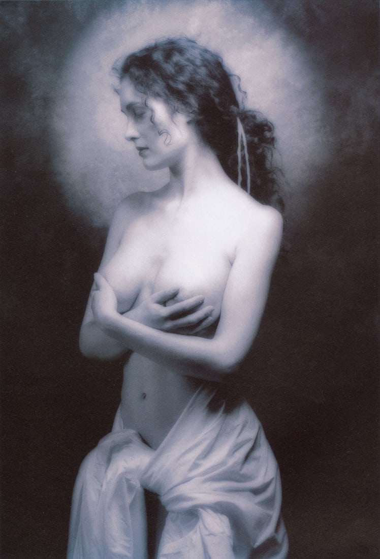 ROD ASHFORD - Female Figure, 1995: Artist: Rod Ashford Title: Female Figure, 1995 Medium: Photo Litho, 1988, Spain Dimensions: 6.35x9.35" Description: Heat Wax Mounted on 8.5x11" Conservation Board Reserve: $45.00 Shipping: Domestic: F