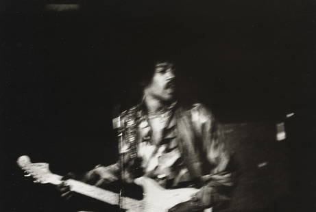 GREG GORMAN - Jimi Hendrix, Kansas City, 1968: Artist: Greg GormanTitle: Jimi Hendrix, Kansas City, 1968Medium: Photo Litho, 2002, GermanyDimensions: 8x5.35"Description: Heat Wax Mounted on 8.5x11" Conservation BoardArtist Bio: Greg Gorman