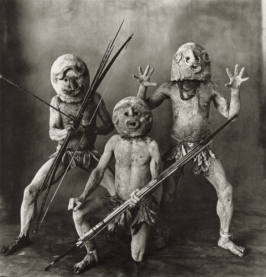 IRVING PENN - Three Asaro Mud Men, New Guinea, 1970 (1 of 1)