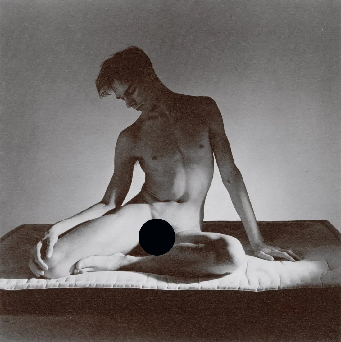 GEORGE PLATT-LYNES - Ed Bigelowe, 1942: Artist: George Platt-Lynes Title: Ed Bigelowe, 1942 Medium: Photo Litho, 1989, Spain Dimensions: 7.25x7.3" Description: Heat Wax Mounted on 8.5x11" Conservation Board Artist Bio: George Platt Lynes wa