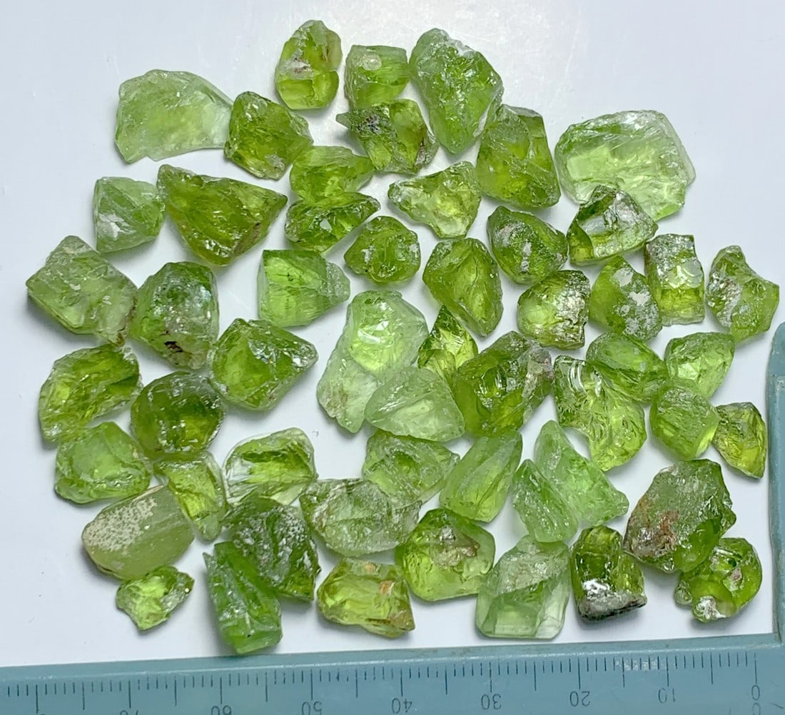 40 Gram Beautiful Natural Rare Rough Peridot Crystals (1 of 4)