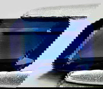 Natural Unheated Blue Sapphire Good Quality Octagon Cut: Title: Natural Unheated Blue Sapphire Good Quality Octagon Cut Gemstones: Sapphire Carat Weights: 0,55 approx. Size/Dimensions: 6 x 4 mm Additional Information: Natural Sapphire Unheated. Transparency