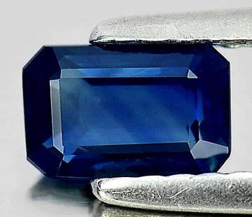 Natural Unheated Blue Sapphire Good Quality Octagon Cut: Title: Natural Unheated Blue Sapphire Good Quality Octagon Cut Gemstones: Sapphire Carat Weights: 0,55 approx. Size/Dimensions: 6 x 4 mm Additional Information: Natural Sapphire Unheated.