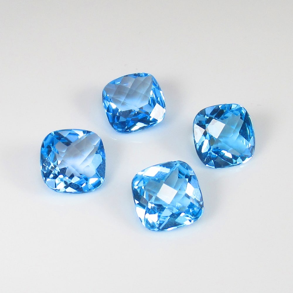 Natural Blue Topaz Set - 13.00 Ct (1 of 2)