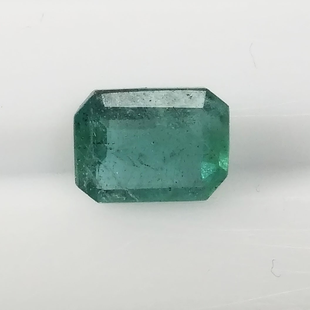 1.43 CTS 100 % NATURAL UNHEATED ZAMBIAN EMERALD OCTAGON LOOSE GEMSTONES (1 of 6)