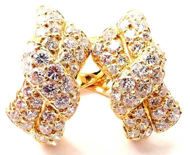 Rare! Authentic Van Cleef & Arpels 18k Yellow Gold Diamond Bow Earrings Paper: Rare! Authentic Van Cleef & Arpels 18k Yellow Gold Diamond Bow Earrings Paper Rare! Authentic Van Cleef & Arpels 18k Yellow Gold Diamond Bow Earrings Paper Product Description About This Piece: About
