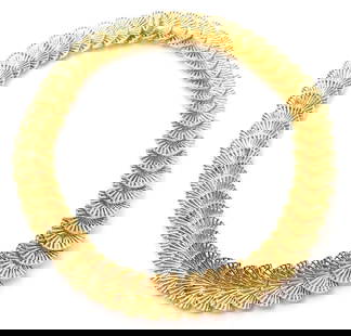 Rare! Authentic Vintage Tiffany & Co 18k Yellow Gold Fan Shell Link Necklace: Rare! Authentic Vintage Tiffany & Co 18k Yellow Gold Fan Shell Link Necklace Rare! Authentic Vintage Tiffany & Co 18k Yellow Gold Fan Shell Link Necklace Product Description About This Piece: Metal: 1