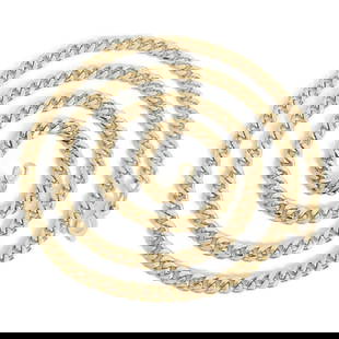 Solid Cuban Curb Chain Necklace 18K Pink Rose Gold 23 Inches, 4.6 mm, 35.91 Gr: Solid Cuban Curb Chain Necklace 18K Pink Rose Gold 23 Inches, 4.6 mm, 35.91 Gr This is a classic everyday necklace. Please let us know if you have any questions. Metal: 18K pink rose gold Weight: 35.9