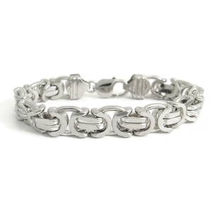 Men's Italian Byzantine Chain Bracelet Silver, 8 Inches, 52.89 Grams: Men's Italian Byzantine Chain Bracelet Silver, 8 Inches, 52.89 Grams This is a classic bracelet. Please let us know if you have any questions. Metal: silver (stamped 925, but tests at about 50% silver