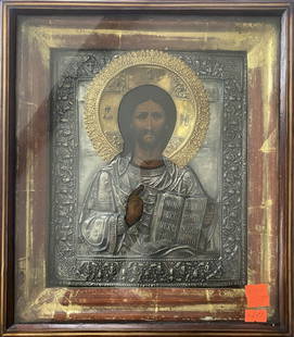 In Christian iconography Christ Pantocrator: №Icon 17 *** ABOUT THIS ICON *** * TITLE: "In Christian iconography Christ Pantocrator" * SIZE: 22х18 cm/'8.66х7.08 inches' * MEDIUM: brass, wood * HAND PAINTED: Original painting fr