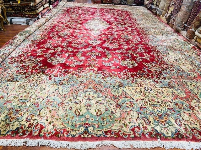 Mint antique Persian Large size a,ll over Kerman rug-1779 (1 of 11)