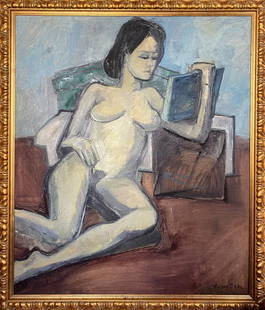 Oil painting Portrait of a girl Stanislav Ivanovich Sychov: №Verne 342 *** ABOUT THIS PAINTING *** * TITLE: "Portrait of a naked girl" * ARTISTS: Stanislav Ivanovich Sychov * SIZE: 98x115 cm/'38.58x45.27 inches' * MEDIUM: oil, canvas * HAND PAINTED: Orig