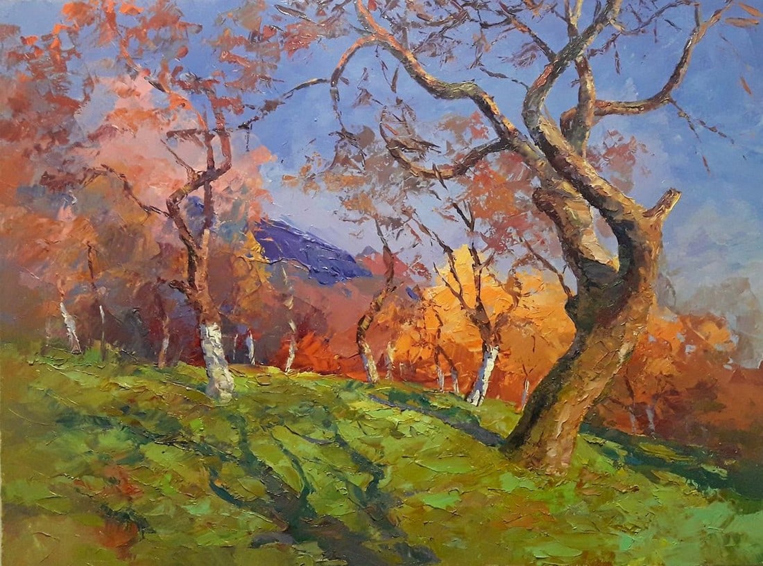 Oil painting Apple orchard Serdyuk Boris Petrovich (1 of 5)