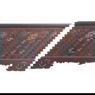 Late 18th Century Hand Painted Bavarian Dowry Chest Dated 1767: Late 18th century hand painted Bavarian dowry chest dated 1767 Offered for sale is a Bavarian hand painted dowry chest with cast iron handles, escutcheon and interior hinges. The front of the chest is