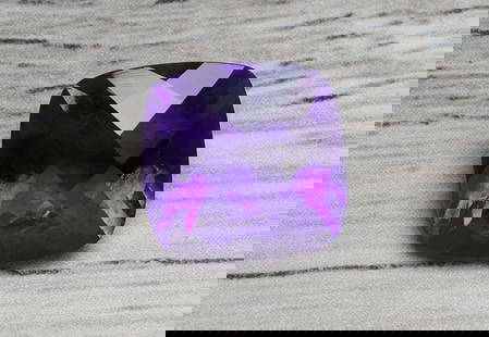 Awesome " Natural African Amethyst " 4.50 cts Natural Amethyst: No Reserve! Title: Awesome " Natural African Amethyst " 4.50 cts Natural Amethyst Additional Information: Gemstone : Natural Amethyst Origin : African Weight : 4.50 carats Dimensions: 10.72-10.70x6.94