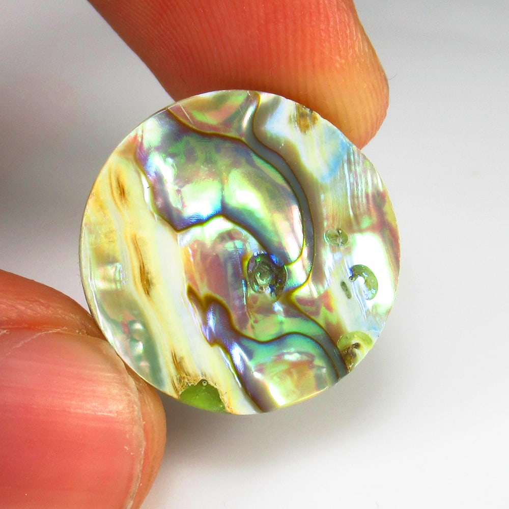 8.54 Ct - Natural Shining Abalone Shell (1 of 2)