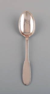 Evald Nielsen number 14 large tablespoon in hammered silver (830). 1920s. 10 pcs in stock.: Title: Evald Nielsen number 14 large tablespoon in hammered silver (830). 1920s. 10 pcs in stock.Description: Evald Nielsen number 14 large tablespoon in hammered silver (830). 1920s. 10 pcs in