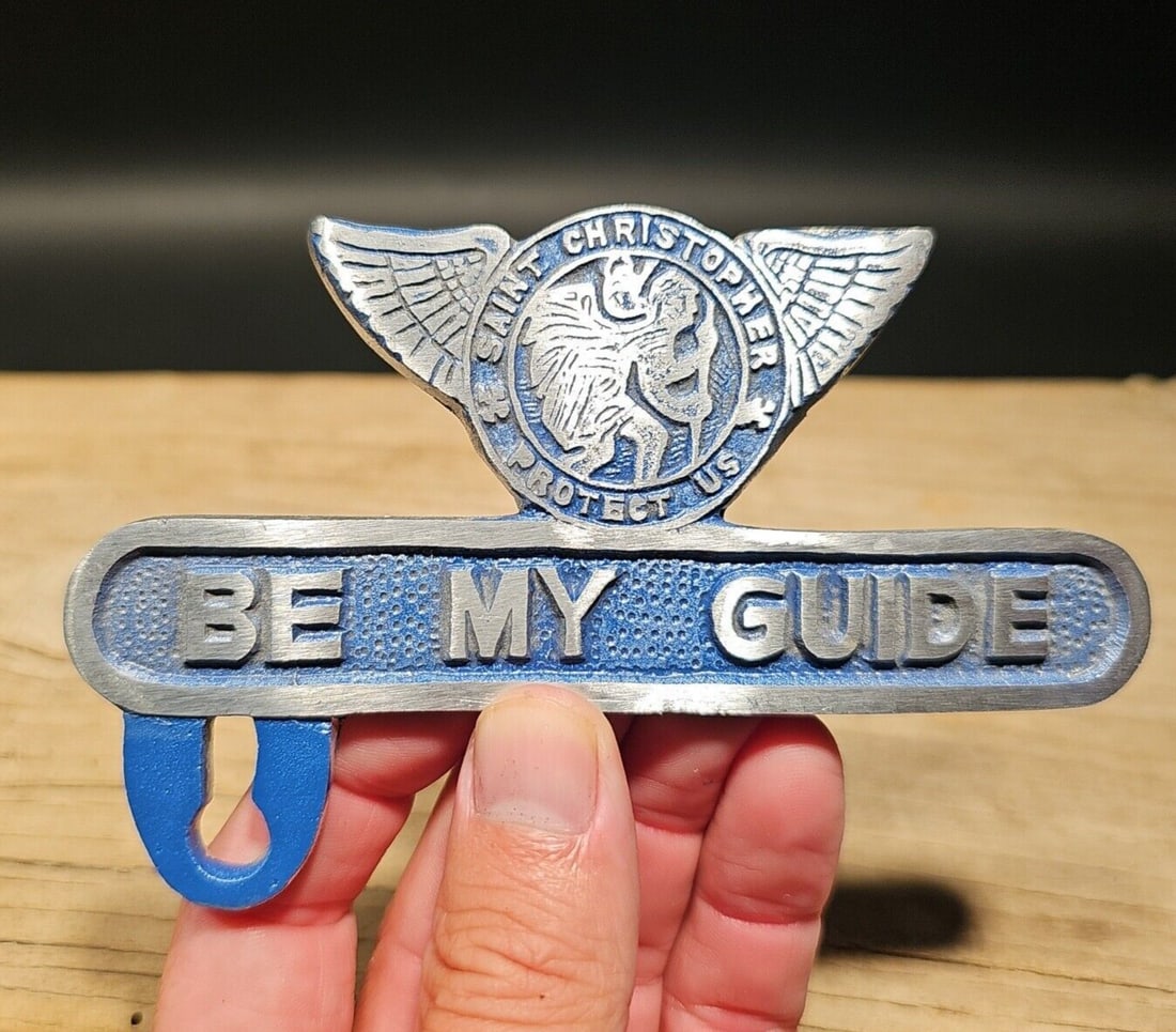 St. Christopher Plate Fob Topper (1 of 14)