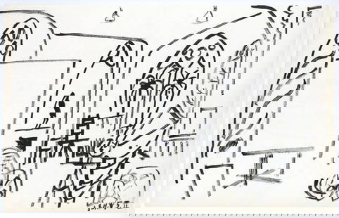 Pablo Picasso lithograph | Carnet Californie: Medium: lithograph (after the the sketch). Executed as a sketchbook drawing during the middle 1950's and subsequently made available by Picasso for publication as a lithograph. This impression was pri
