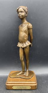 SUSANNE VERTEL (American B 1954) BRONZE SCULPTURE: Title: SUSANNE VERTEL (American B 1954) BRONZE SCULPTUREDate/Period: unknownDimension: approx 13.25 x 5 x 4Material: bronzeAdditional Information: SUSANNE VERTEL BRONZE SCULPTURE "AT THE BALLET". The