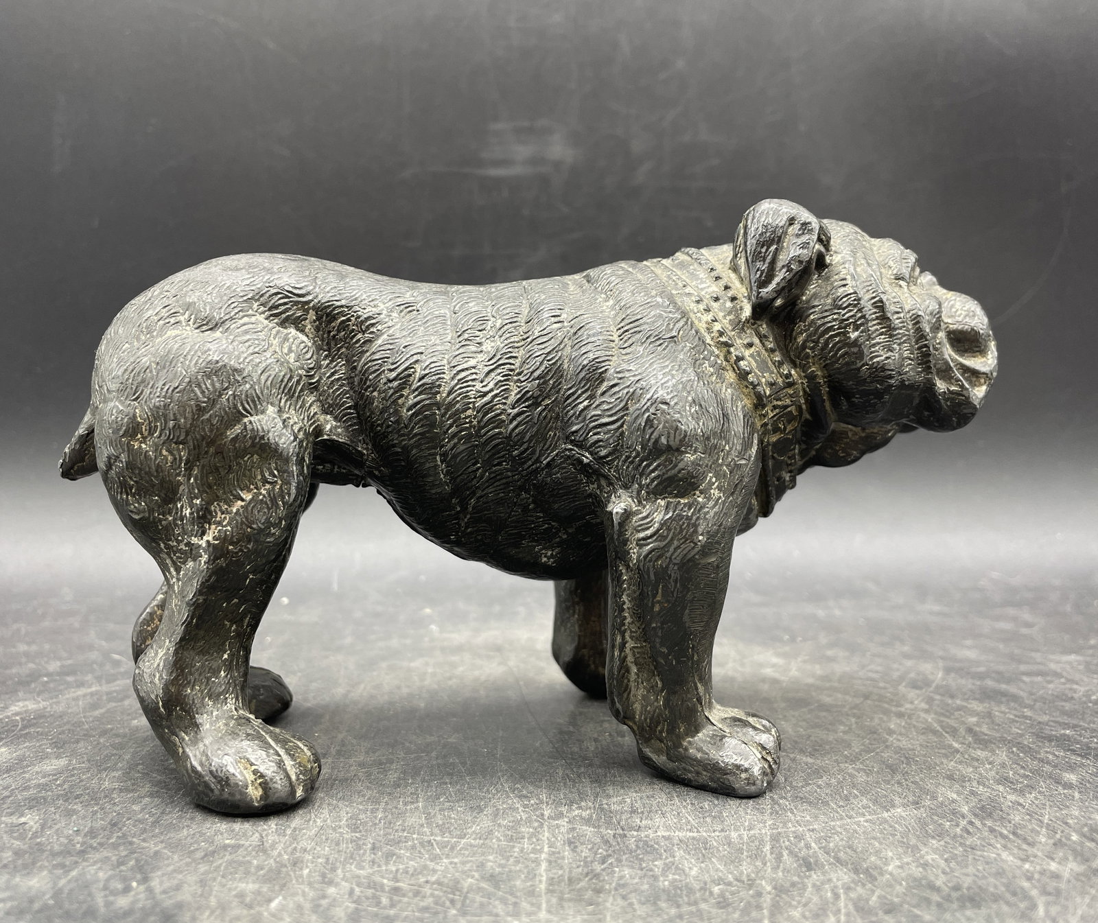 Charming Cast Iron Bull Dog Figurine Paperweight (1 of 8)