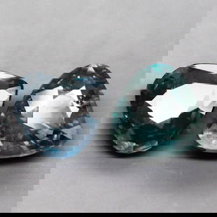 Lot of 2 Natural Unheated Blue 6 Blue Green Sapphire Pear Cut: Title: Lot of 2 Natural Unheated Blue 6 Blue Green Sapphire Pear Cut Gemstones: Sapphire Carat Weight: 1,02 Size/Dimension: 5,1 x 5.1 x 2,6 mm Additional Information: Natural Sapphire Unheated. Transp