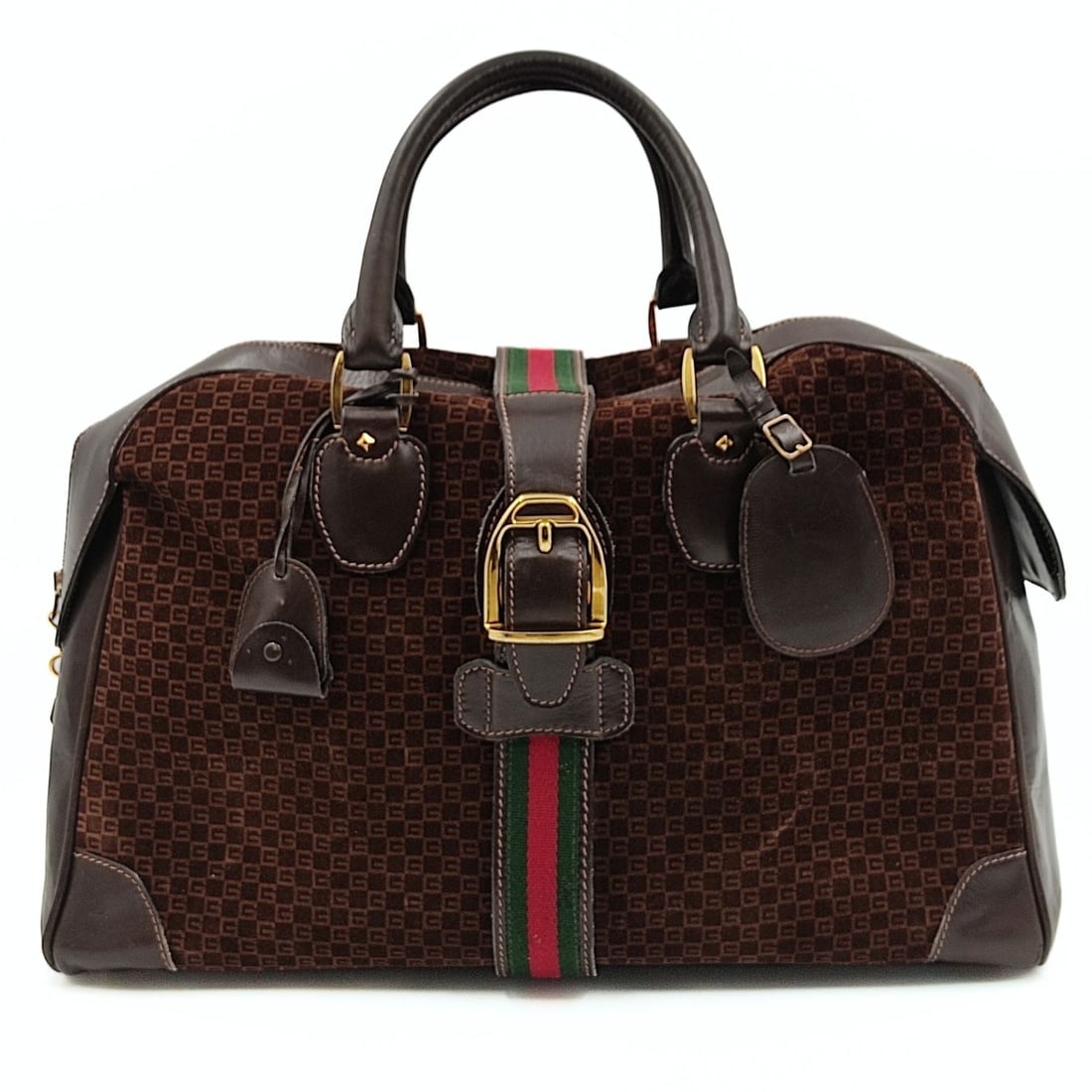 GUCCI rare vintage travel bag from the Sherry line (1 of 6)