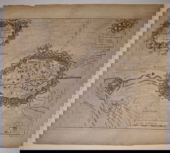 Exact Plan of Doway: Publication Date: c1708 Title: Exact Plan of Doway Cartographer: BRODRICK, THOS./J. HARRIS6.8 Width: 8.5 "is humbly dedicated to the Honble. James Bridges Esq. by his most obedient Servt. Tho. Brodric
