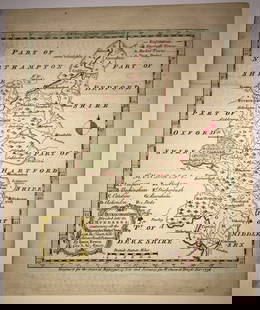 Buckingham Shire: Publication Date: 1758 Title: Buckingham Shire Cartographer: BOWEN, EMANUEL Publisher: 8 Width: 6.75 "divided into its hundreds; containing all the burough & market towns with the forests hills rivers