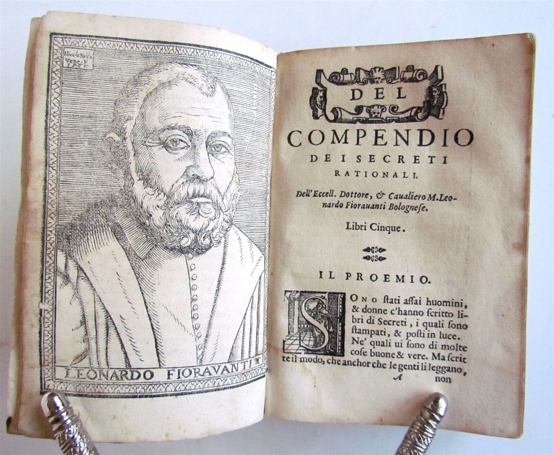 1581 MEDICAL TREATISE antique drugs surgery alchemy tasting art cosmetics (1 of 6)