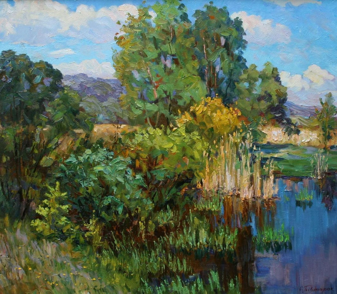 Oil painting Summer S. Dirtorak (1 of 2)