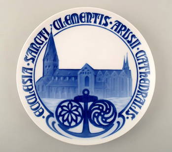 Rare B&G, Bing & Grondahl commemorative / jubilee plate.: Rare B&G, Bing & Grondahl commemorative / jubilee plate. 22.5 cm. 1st. factory quality. In perfect condition. Reserve: $140.00 Shipping: Domestic: Shipping rates are determined by destination Internat