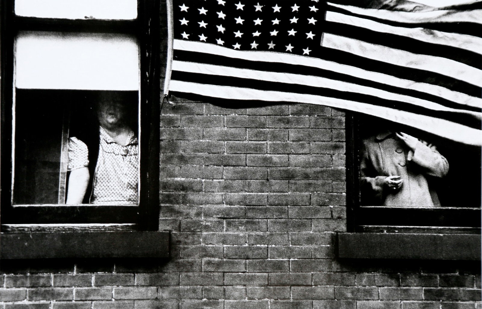Robert Frank - Parade Hoboken, New jersey: Artist: Robert Frank Title: Parade Hoboken, New jersey Date Printed: 2008 Medium: High Quality Photo Lithograph Print with Copyright Robert Frank Printer Location: Printed in Italy - Portfolio Edition