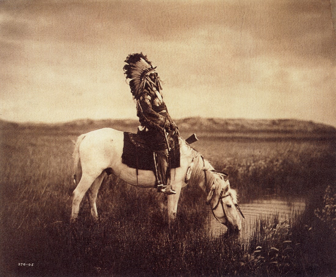 EDWARD CURTIS - Oasis in the Badlands, 1905 (1 of 1)