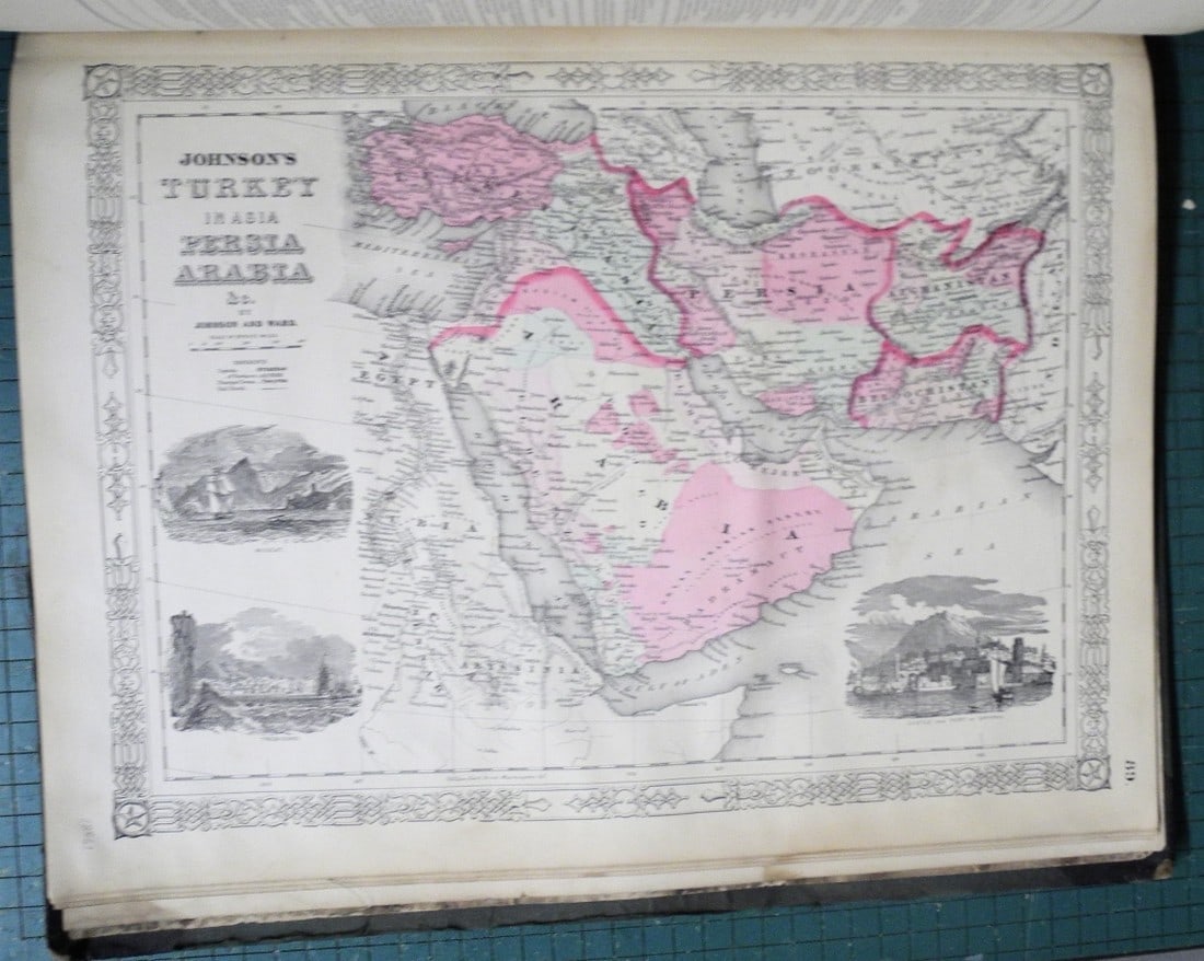 Johnson's Turkey in Asia Persia Arabia &C. (1 of 2)