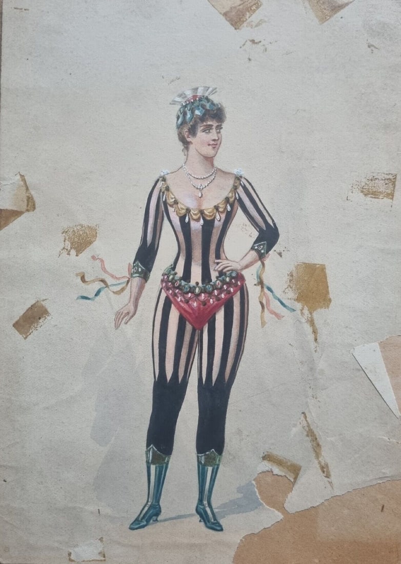 ART COLLECTION FROM William John Charles Pitcher (1858-1925): Theatre costume design (1 of 4)