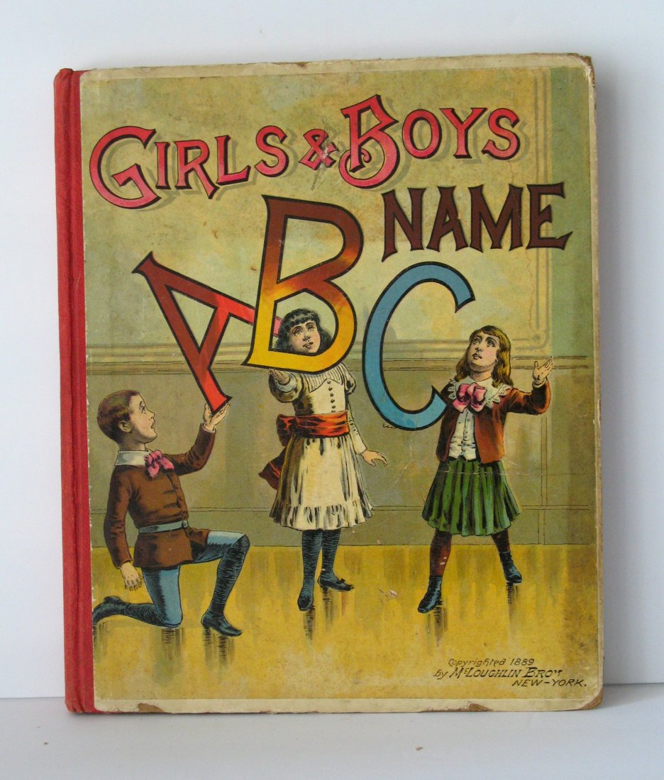 Antique Children's book â€œGirls & Boys Names ABC”. (1 of 1)