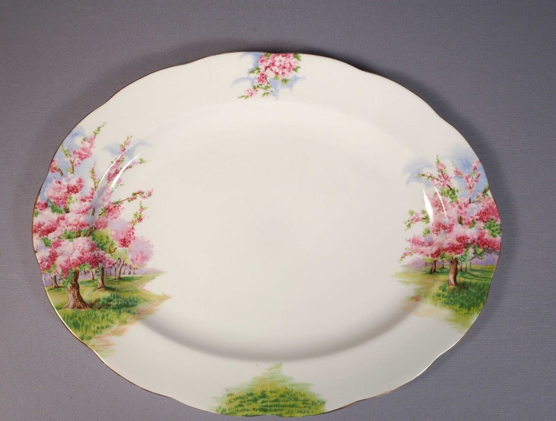 Royal Albert Blossom Time Oval Serving Platter England 13" England (1 of 4)
