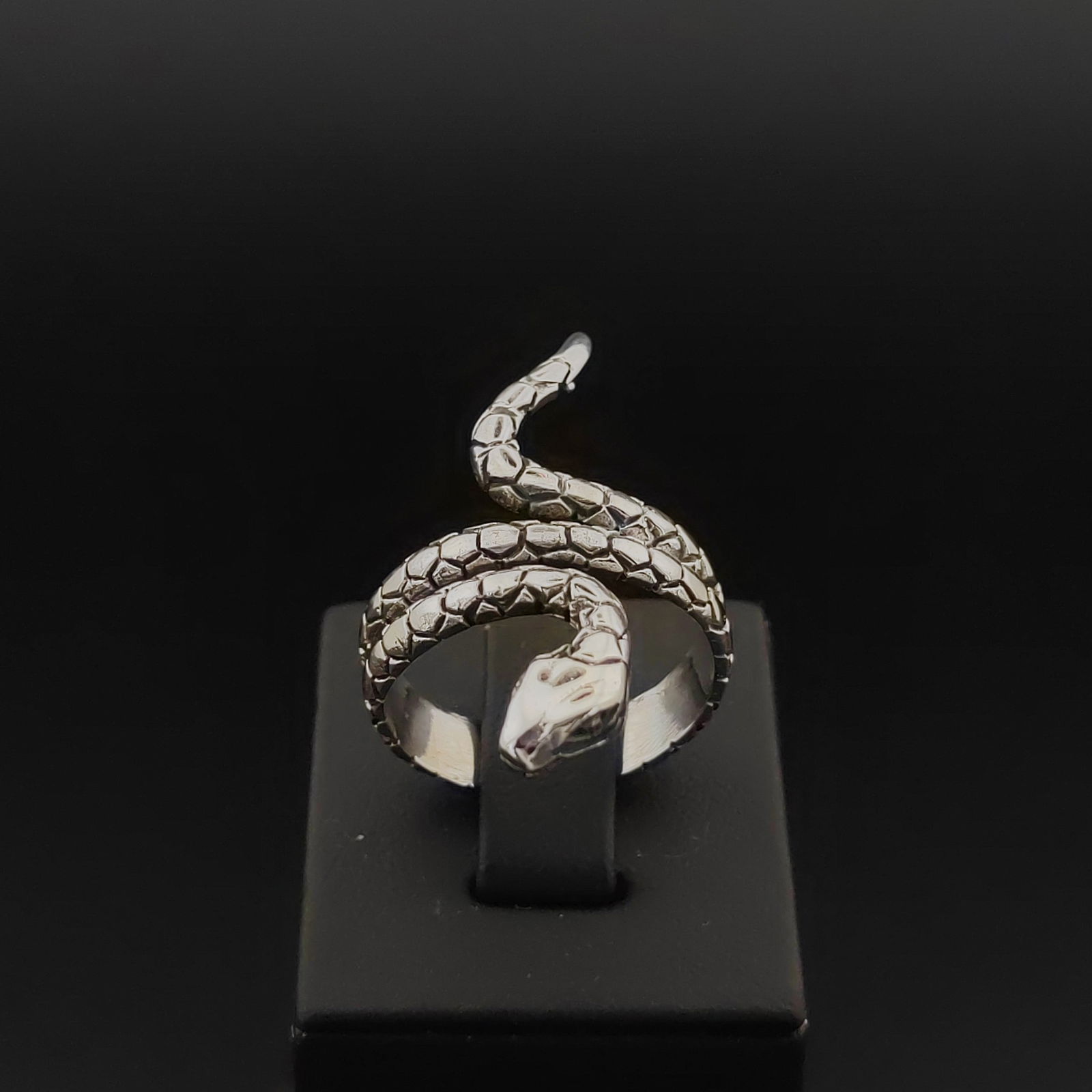925 Silver Snake Ring,Ladies Ring (1 of 7)
