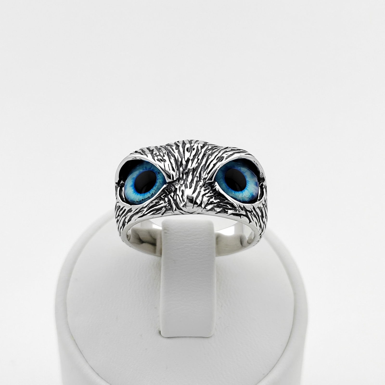 925 Silver Owl Ring,Ladies Ring (1 of 7)