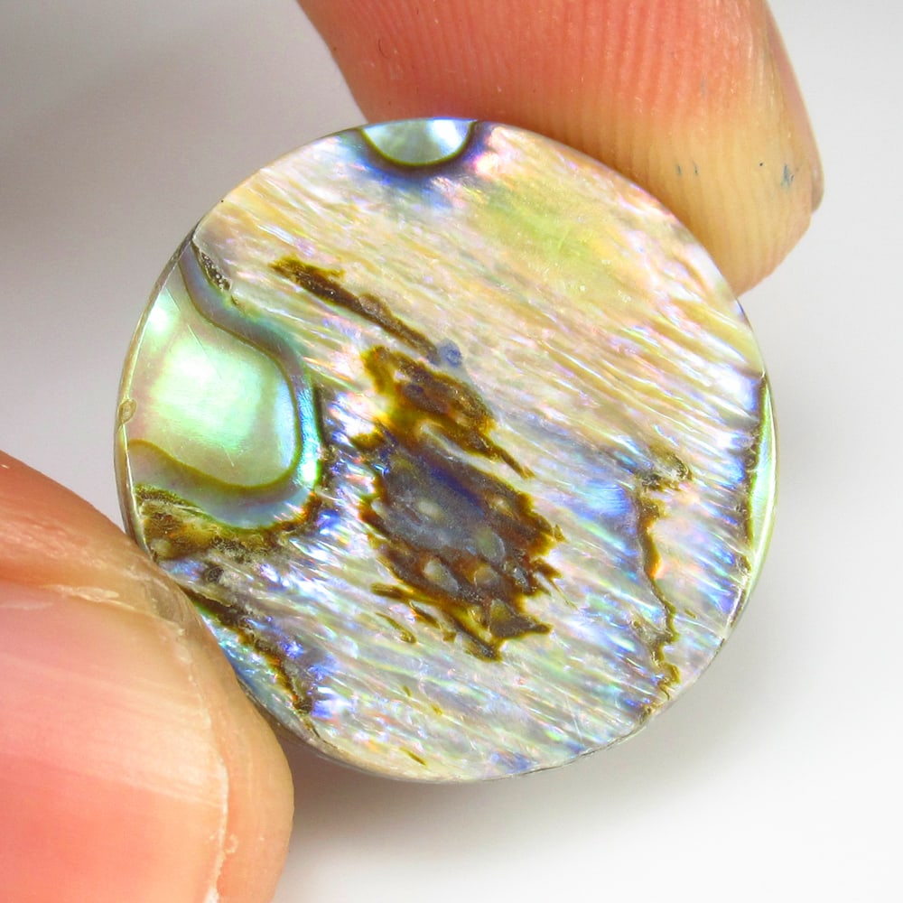 Natural Abalone Sae Shell Quartz - 8.83 Ct (1 of 2)