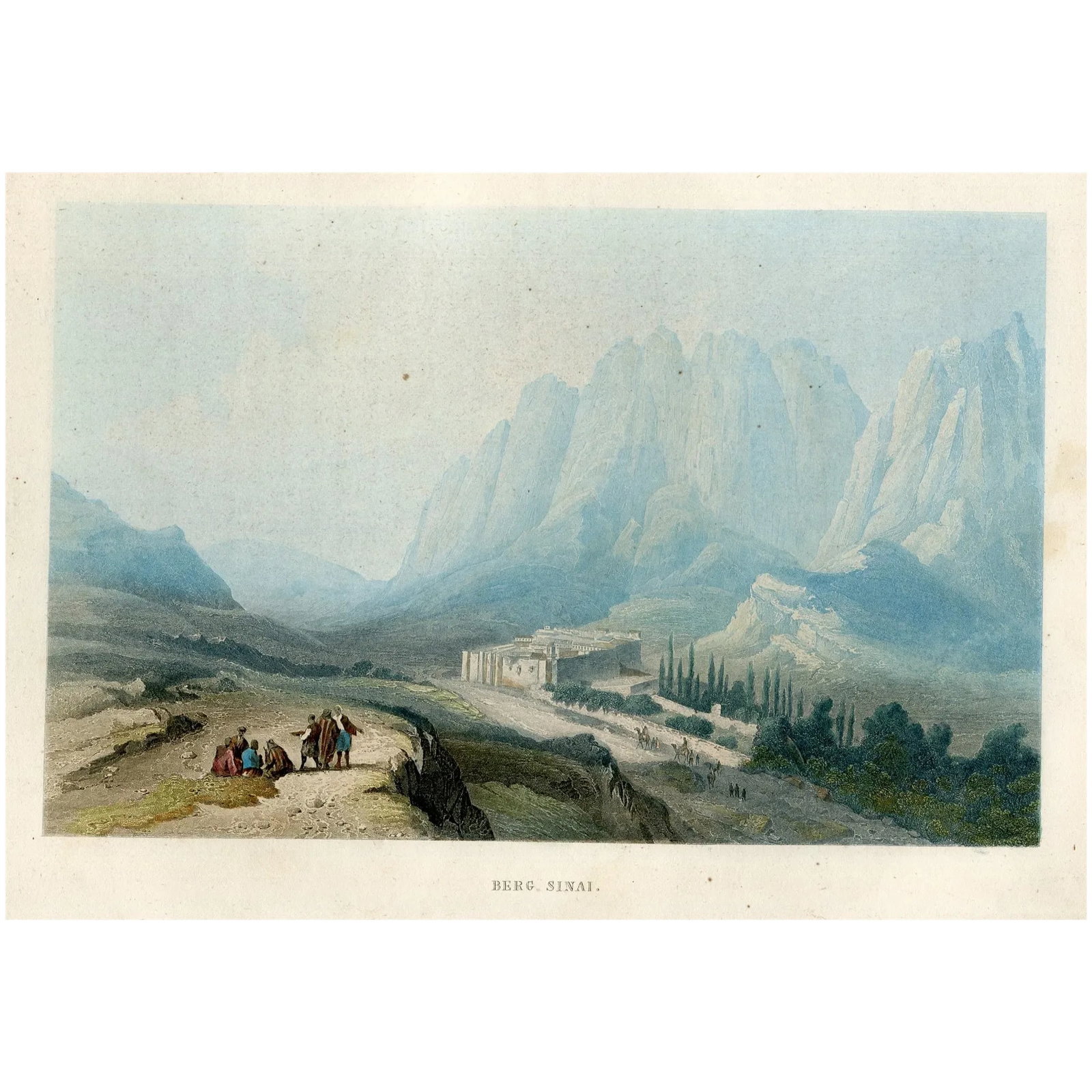 Mount Sinai / Har Sinai - Holy Land - Antique print (1 of 4)