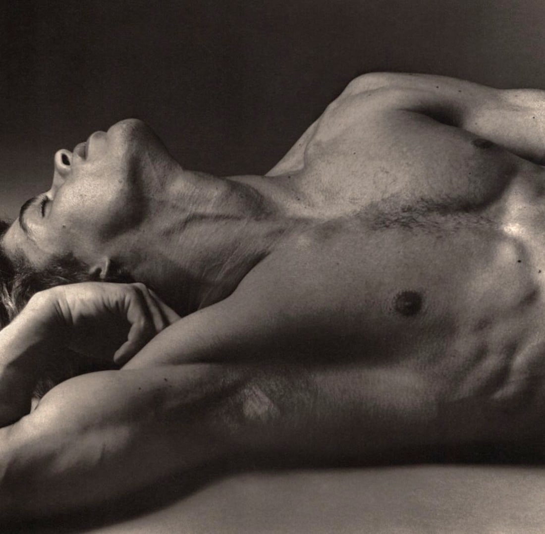 KEN HAAK - Male Figure,1973: Artist: KEN HAAK Print Title: Male Figure,1973 Medium: Tri-tone Photo-lithographs (Limited edition of 5000) Printed in the 1980’s, in the US Image size (inches) approx 6 x 6” Ken Haak(1923