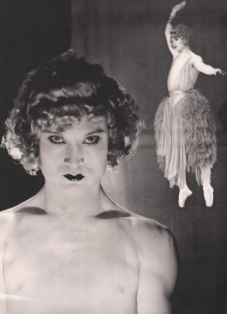 MAN RAY - Barbette, 1926: Artist: MAN RAY Print Title: Barbette, 1926 Medium: Duotone Photoengraving Printed Printed 1980’s in Germany Image size (inches) approx. 10 x 7” Man Ray was an American visual artist who s