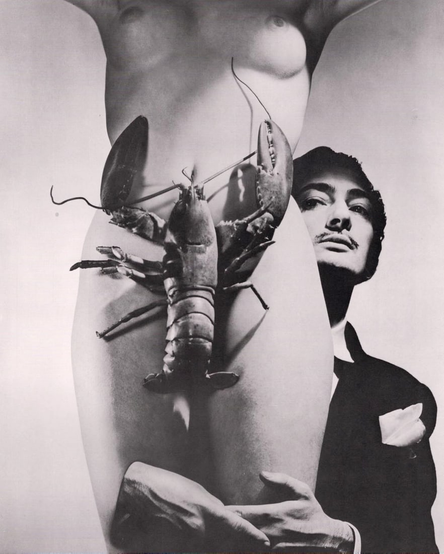 GEORGE PLATT LYNES - Salvador Dali, c. 1939: Artist: GEORGE PLATT LYNES Print Title: Salvador Dali, c. 1939 Medium: Duotone Photoengraving Printing Date: 1980’s Printed in Hong Kong Image Size: 11 X 9” George Platt Lynes (1907-1955).